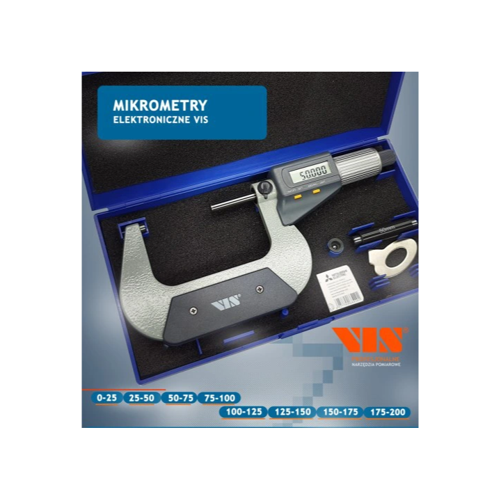VIS Mikrometr elektroniczny 14562 150-175 mm