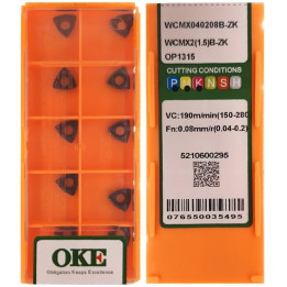 Płytki wieloostrzowe WCMX040208B-ZK OP1315
