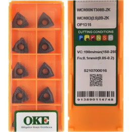 Płytki wieloostrzowe WCMX06T308B-ZK OP1315