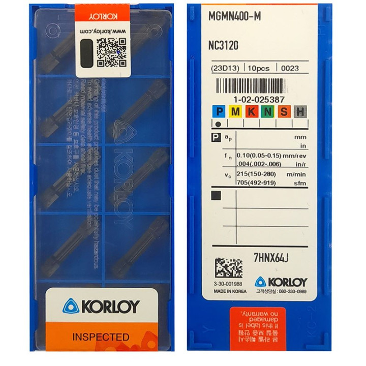 Płytki MGMN400-M NC3120 KORLOY STAL