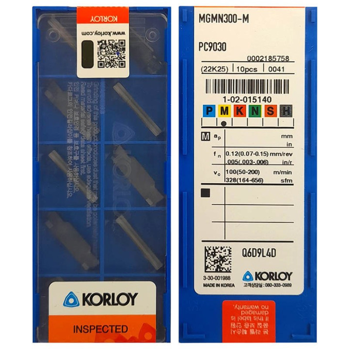 Płytki MGMN300-M PC9030 KORLOY STAL NIERDZEWNA