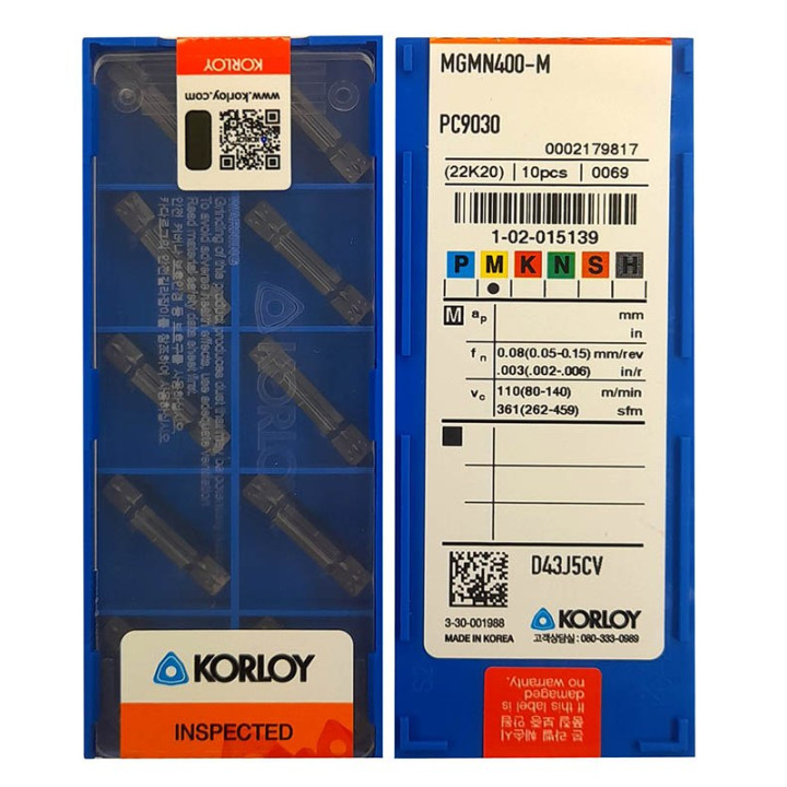 Płytki MGMN400-M PC9030 KORLOY STAL NIERDZEWNA