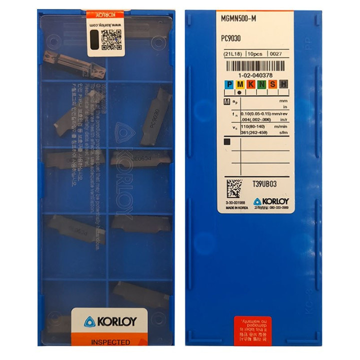 Płytki MGMN500-M PC9030 KORLOY STAL NIERDZEWNA