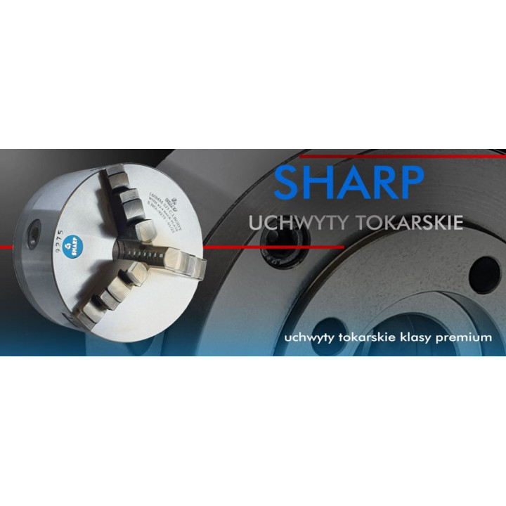 Uchwyt tokarski 250/3 D1-6 CAMLOCK DIN 55029 Sharp
