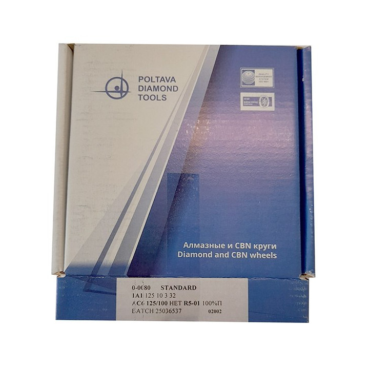 Tarcza diamentowa 1A1 125x10x3x32 AC6 125/100 Ściernica