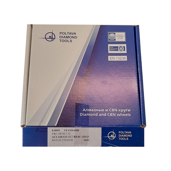 Tarcza diamentowa 1A1 150x20x3x32 AC6 160/125 Ściernica