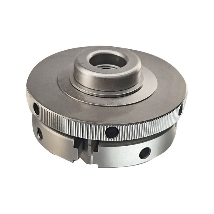 Uchwyt tokarski K01-63/3 + trzpień MK1 samocentrujący Axon