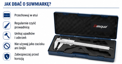 Jak dbać o suwmiarkę Dasqua